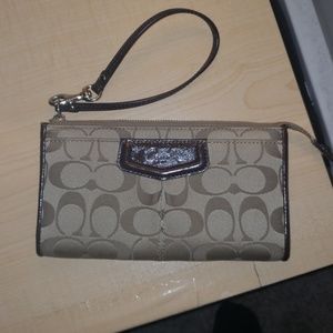 Coach Fabric Wallet/Wristlet